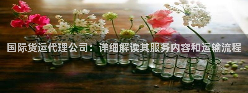 尊龙凯时始人生就是博：国际货运代理公司：详细解读其服务内